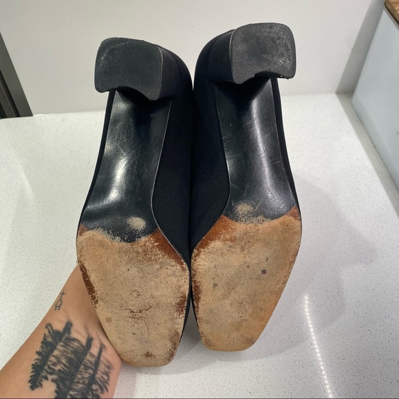 Stuart Weitzman Black Women’s Pump Heels 6 - Picture 4 of 10